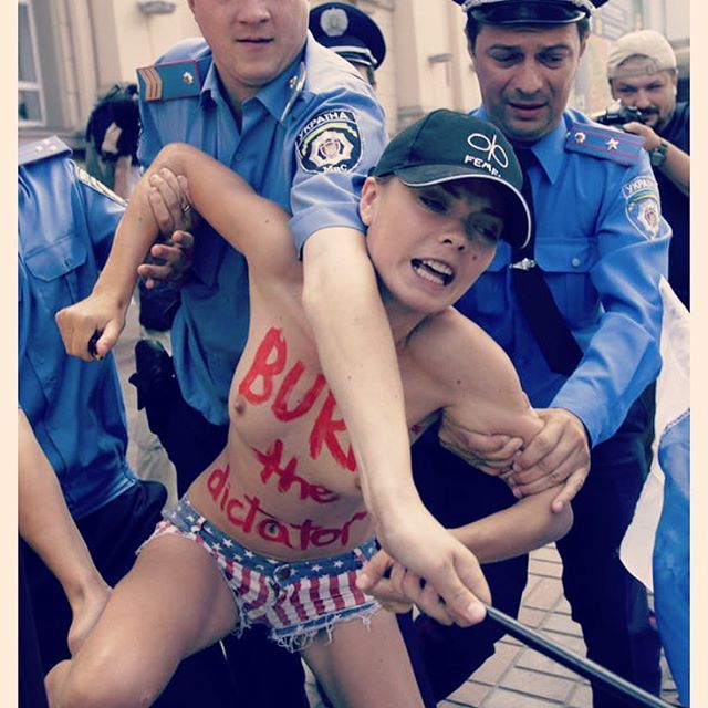 fundadoras del movimiento internacional de mujeres Femen