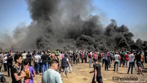 Más de 200 heridos y un palestino muerto en la frontera de Gaza con Israel 1 frontera de Gaza