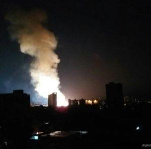Fuerte explosión en subestación eléctrica dejó a oscuras varias zonas de Maracaibo-Venezuela 1 explosión