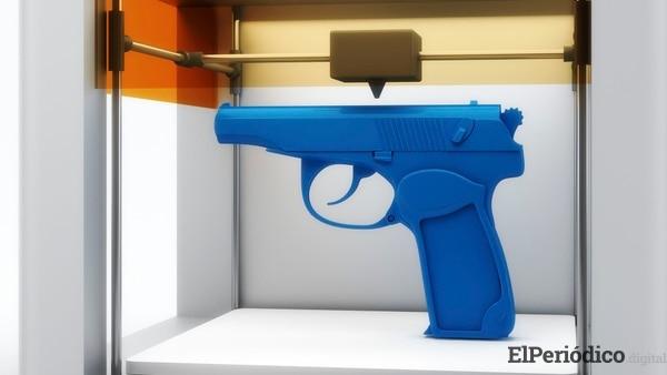 Arma impresa en 3D