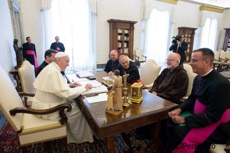 Papa recibió la visita de la cúpula de iglesia de EE.UU 1