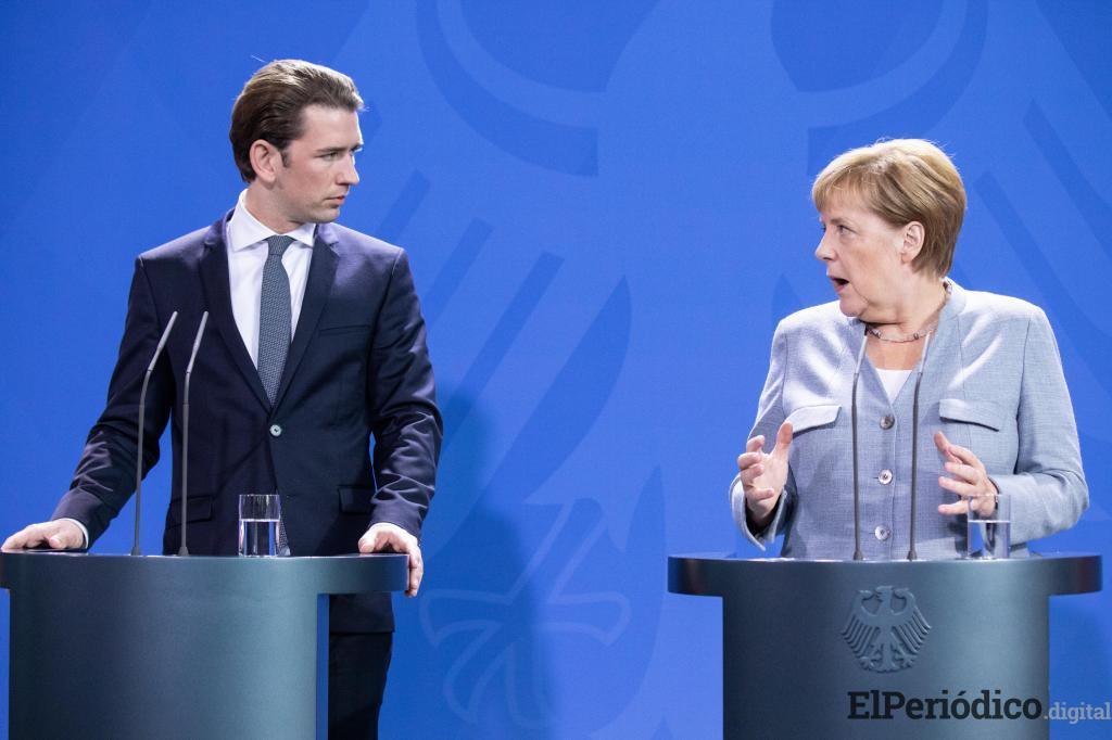 Angel Merkel y Sebastián Kurz, sostuvieron una reunión el pasado 16 de septiembre, con el propósito de regularizar la situación de los inmigrantes.