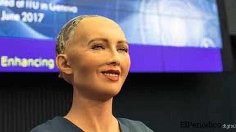Robot humanoide de visita en Colombia Colombia