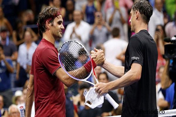 Federer cae sorpresivamente ante Millman Federer-Millman