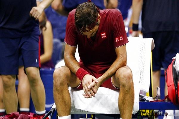 Federar eliminado sorpresivamente en octavos del US Open ante Millman 1 Federer-US Open