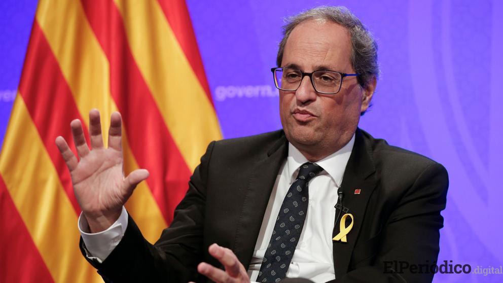 la vanguardia (1) El primer mandatario de Cataluña Kim Torra, solicita al gobierno español, justicia para los presos indepentistas. Alegó que ellos no merecen condena alguna.