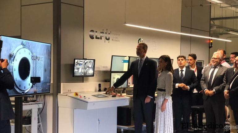 Inauguran en Salamanca el láser más potente a nivel mundial láser