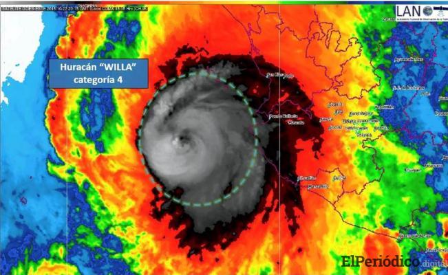Willa ya ha tocado tierra en Sinaloa, México Willa ya ha tocado tierra en Sinaloa, México