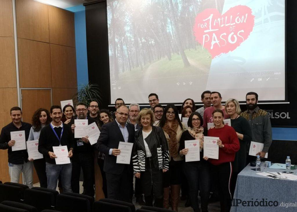 130 profesionales de la empresa Software DELSOL participan en el programa 'Por un millón de pasos' que impulsa Salud 1