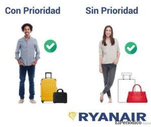 Ryanair Nuevamente Su De Equipaje En Cabina