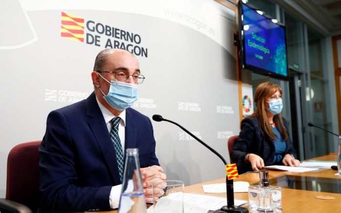 Aragón hará una prorroga el confinamiento provincial hasta el 12 de enero exceptuando los días de Navidad