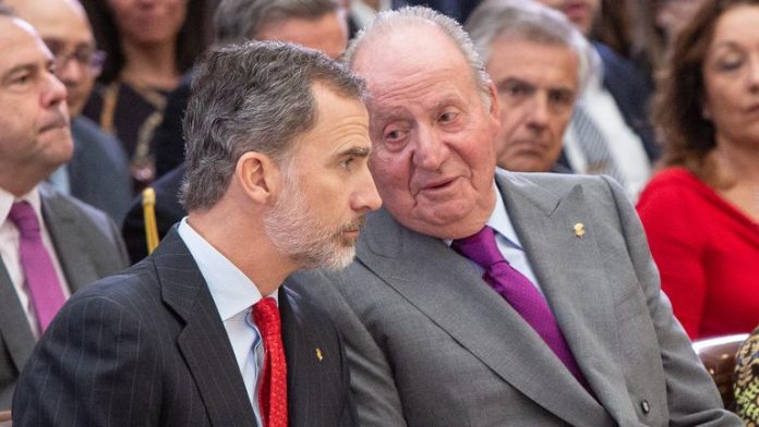 El Rey Felipe se desliga de los movimientos de su padre