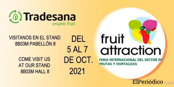 Mayoristas y distribuidores de fruta ecológica en la Fruit Attraction 2021 en Madrid 1