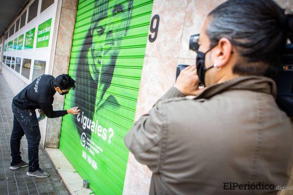 Mural reivindicativo con motivo del Día Mundial Contra el Cáncer: “No todos somos iguales frente al cáncer” 2