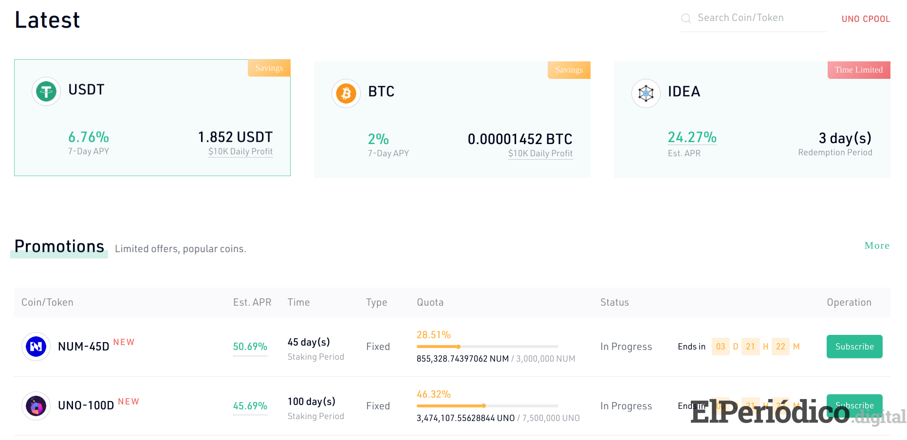 screenshot staking kucoin.com Screenshot staking kucoin.com 22-02-2022