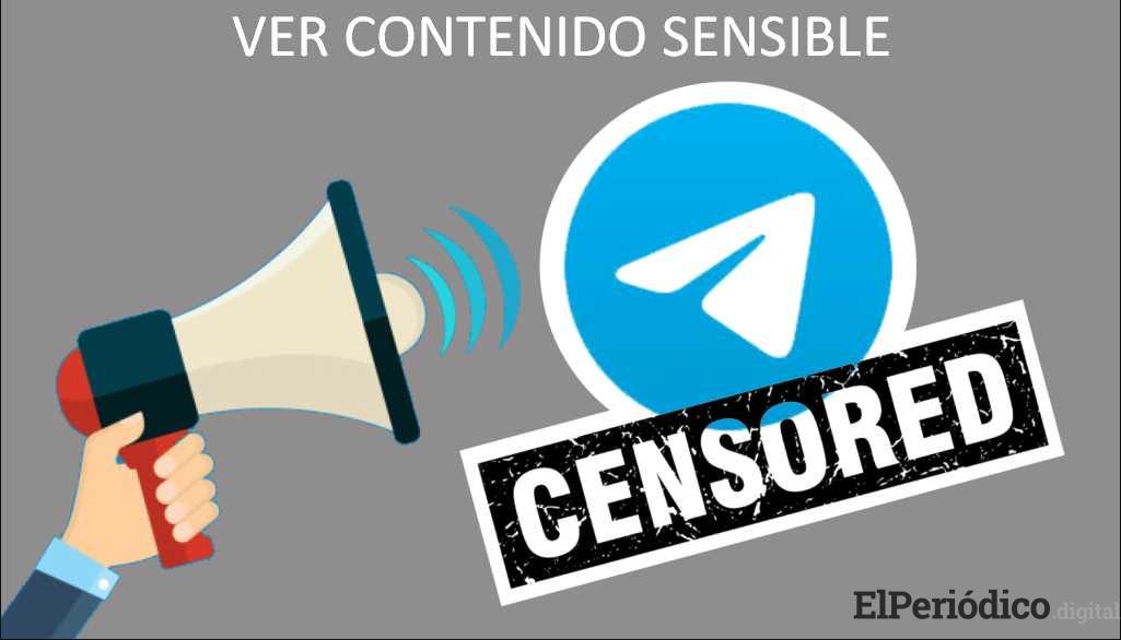 Cómo habilitar contenido sensible en Telegram