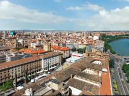 Vistas aéreas de Zaragoza
