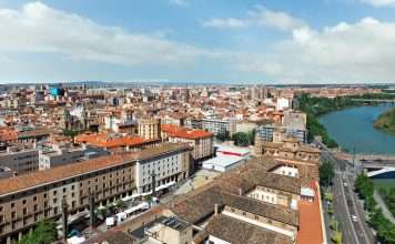 Vistas aéreas de Zaragoza