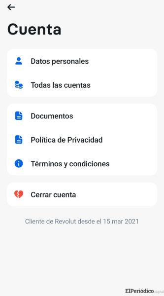 Cómo cerrar cuenta de Revolut 1