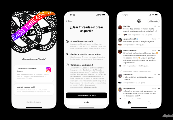Threads llega a Europa 1