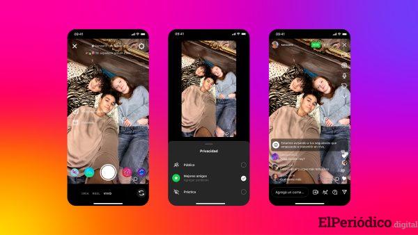 Instagram lanza "Mejores Amigos" en los directos 1