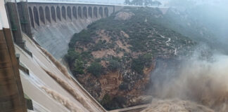 El milagro bajo el diluvio de Forata, la presa que frenó 37.000 millones de litros de agua