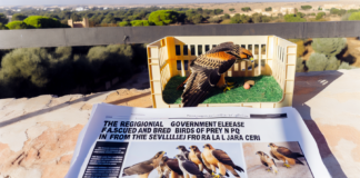 El Gobierno regional libera en Oropesa a cinco aves rapaces recuperadas y criadas en el CERI de Sevilleja de la Jara