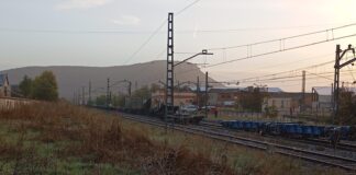 Descarrila un tren de mercancías peligrosas en Guadalajara, sin que haya habido fugas