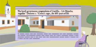 El Gobierno de Castilla-La Mancha felicita a la usuaria del Centro de Día ‘El Olivo’, Dolores Crous, por sus 100 años de vida