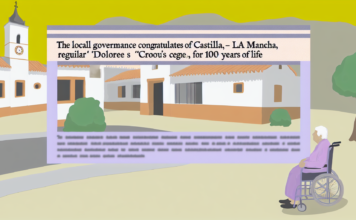 El Gobierno de Castilla-La Mancha felicita a la usuaria del Centro de Día ‘El Olivo’, Dolores Crous, por sus 100 años de vida