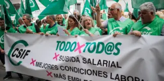 CSIF convoca protestas para pedir subidas salariales para funcionarios: "Hay que pasar a la acción"
