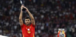Así ha sido el año de Rodri Hernández: goles, títulos y estadísticas de posible Balón de Oro