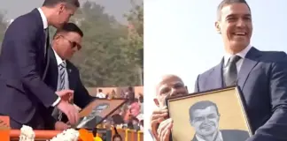 Memes y cachondeo por el retrato de Sánchez que le han hecho en la India: "Se parece a Toni Cantó"