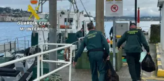 Incautados en Sanxenxo 80 kilos de marisco procedentes de la pesca furtiva