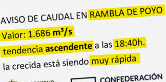 El mail de las 18.43 que alertó de la fatídica inundación en la rambla del Poyo: "Para su conocimiento, la crecida está siendo muy rápida"