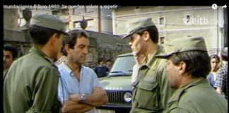 Los soldados de la mili movilizados "a la puta carrera" hace 40 años en las inundaciones de Bilbao: "Esto es la guerra"