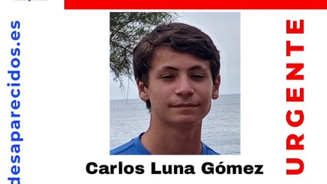 Buscan a Carlos Luna, un chico de 16 años desaparecido en Móstoles