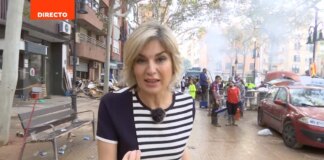Sandra Golpe recorre las calles de Aldaya, testigo de la devastación y rabia de los vecinos: "Es la ruina (...) lo he perdido todo c***"