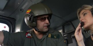 Sandra Golpe recorre el corazón de Paiporta en helicóptero con la Guardia Civil: "De transitables a riada"