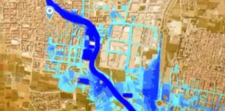 Así avanzaba la cartografía del Gobierno cómo se anegarían calle por calle las áreas de Valencia