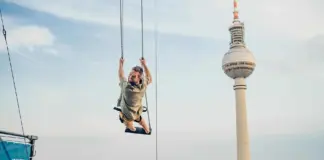 El columpio más alto de Europa está en Berlín: 120 m y vistas impresionantes
