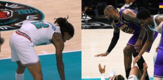 El pique de la noche: LeBron James contra Ja Morant, con ‘too small’ de por medio