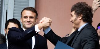 Francia "no firmará" el acuerdo entre la Unión Europea y el Mercosur, dice Macron a Milei durante reunión en Buenos Aires