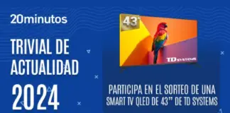 ¿Quieres ganar una Smart TV? Ponte a prueba en este test de actualidad y participa en nuestro sorteo