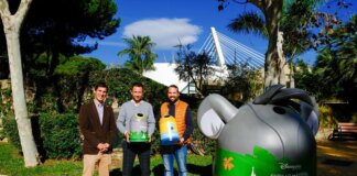 Instalan contenedores de Disney para fomentar el reciclaje de vidrio