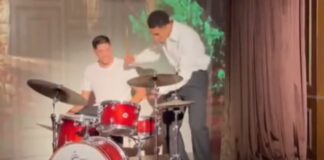 Esta no la viste venir: Bellingham y Valverde tocando el himno del Madrid con una batería