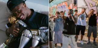 La felicitación de Navidad de Vinicius: 'outfits' y sus últimos títulos personales