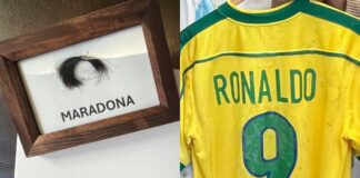 El mechón de Maradona y la camiseta de Ronaldo del Mundial del 98 se quedan sin comprador en una subasta en París
