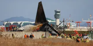 Las impactantes imágenes del accidente de avión en Corea del Sur