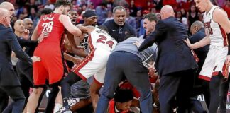 Seis expulsiones tras una pelea en la NBA